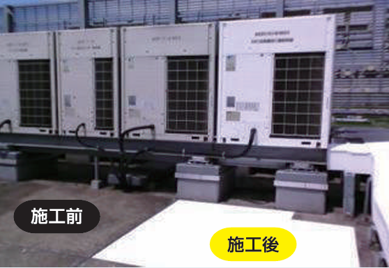 室外機周辺断熱イメージ